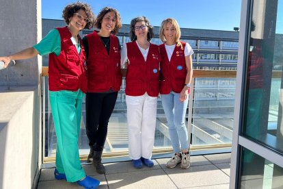 De izquierda a derecha: Sara Peña, Sandra Corrales, Teresa Ferreiro y Sonia Paniagua.