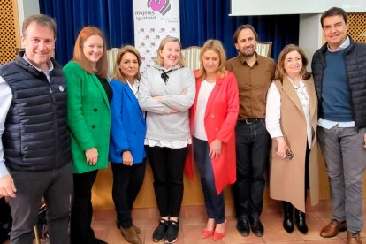 La consejera de Familia e Igualdad de Oportunidades, Isabel Blanco, participa en Miranda de Ebro (Burgos) el I Encuentro Regional de Mujeres en Igualdad. ICAL