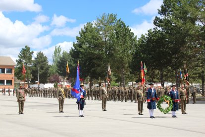 Homenaje del RACA 11 a los capitanes Luis Daoiz y Pedro Velarde.