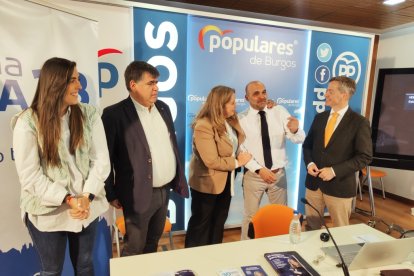 Instante de la presentación del programa electoral del PP.