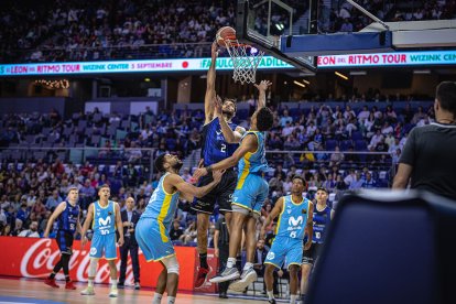 El juego interior del San Pablo fue de más a menos en el WiZink Center.