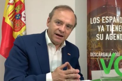 Fernando Martínez-Acitores, candidato de Vox a la Alcaldía de Burgos.