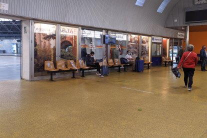 Estación Municipal de Autobuses de la calle Miranda, en Burgos capital.