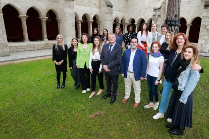 El grupo de mujeres empresarias europeas que realizan una estancia formativa y de encuentros empresariales en Burgos