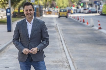 Daniel de la Rosa, actual alcalde y candidato del PSOE a la Alcaldía de Burgos.