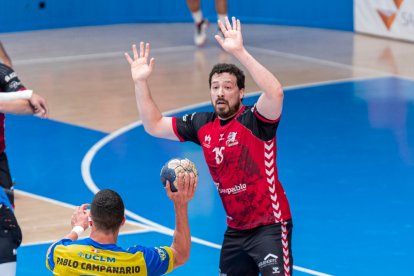 Andrés Alonso, durante un partido con el UBU San Pablo.