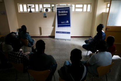 Miembros de la asociación en una de las reuniones.