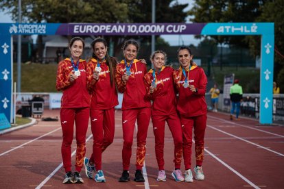 España acompañó a Alemania y Ucrania en el podium