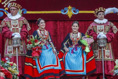 Imagen de la proclamación de las reinas de las fiestas.