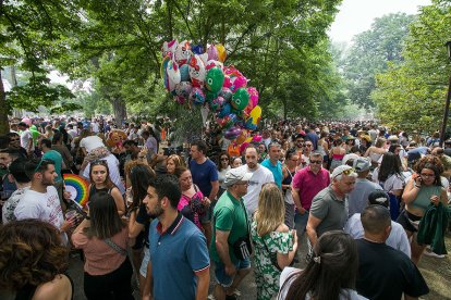 Instante de la fiesta del Parral.