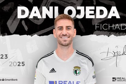 Dani Ojeda es el tercer fichaje del Burgos CF para la temporada 2023-2024