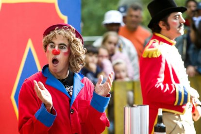 Actuación de teatro familiar en los Cuatro Reyes, el pasado San Pedro.