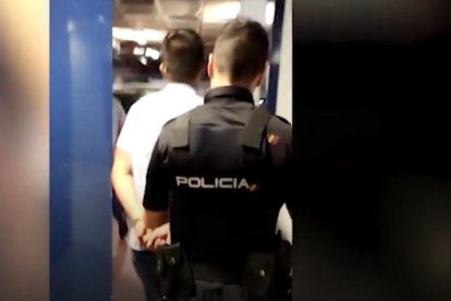 Momento de la detención