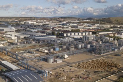 Vista parcial del polígono industrial de Villalonquéjar.