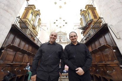 La Colegiata de San Pedro de Lerma fue el escenario del magistral concierto ofrecido por dos de los organistas más destacados del panorama musical español.