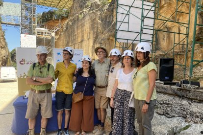 Fundación Atapuerca y ‘la Caixa’ acercan la arqueología a menores en riesgo.