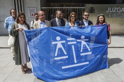 Abogados del turno de oficio de Burgos en los juzgados de Reyes Católicos.