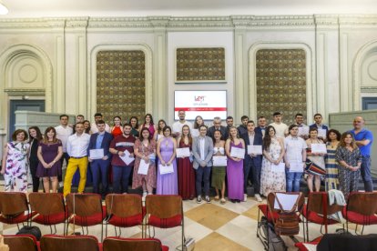 Un momento de la reciente graduación de los alumnos de la Escuela de Hostelería CIFP La Flora.