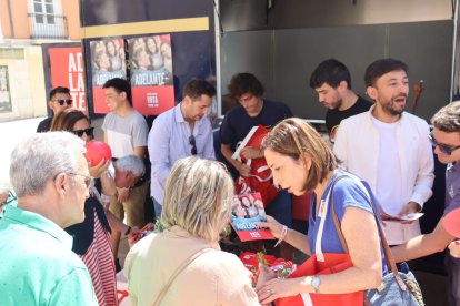 Juventudes Socialistas presentan las propuestas del PSOE en juventud.