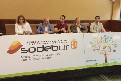 Presentación del premio Joven Empresario.