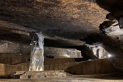 Interior de la cantera de Hontoria, Cubillo del Campo y Tornadijo.