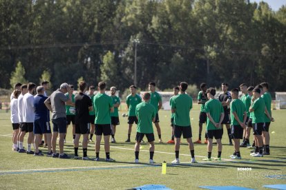 El plan de trabajo para la primera semana de pretemporada es de cuatro sesiones en las instalaciones de Castañares.