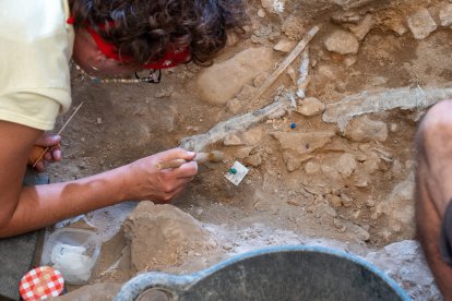 Acaba de terminar la campaña de excavación 2023 en el yacimiento de Cova Gran, donde el CENIEH colabora con el CEPARQ-UAB para reconstruir en 3D el terreno de la Noguera donde murió Linya hace 14.000 años