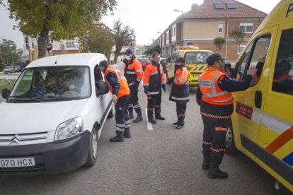 Imagen de voluntarios de Protección Civil.