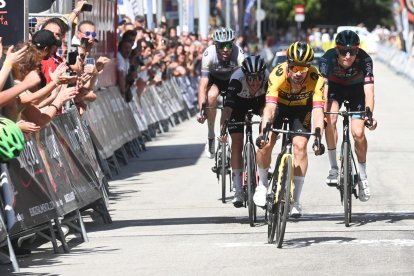 Primož Roglic se impone en la tercera etapa de la XLV Vuelta a Burgos