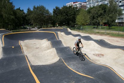 Pistas de deporte urbano en el parque Buenavista, en Gamonal.