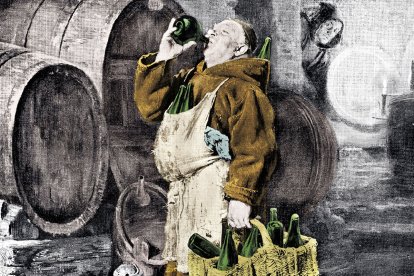 Ilustración de la portada de 'La taberna de Silos'.