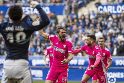 El Burgos derrotó al Oviedo en el Tartiere por 0-1 con un gol de Atienza en el minuto 51 el 12 de febrero