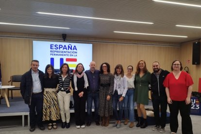 Participantes en las XII Jornadas tecnológicas para docentes ELE en Bruselas.