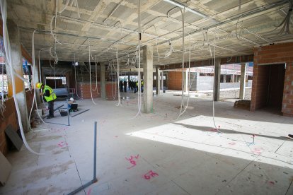 Estado del interior del centro de salud del Silo.