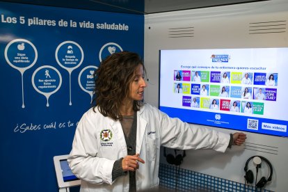 El camión ofrece abundante información sobre patologías frecuentes.