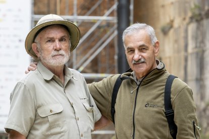 José María Bermúdez de Castro (D) y Eudald Carbonell (I), autores del libro Homo Antecessor