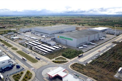 Almacén logístico de Mercadona en la localidad leonesa de Villadangos del Páramo.