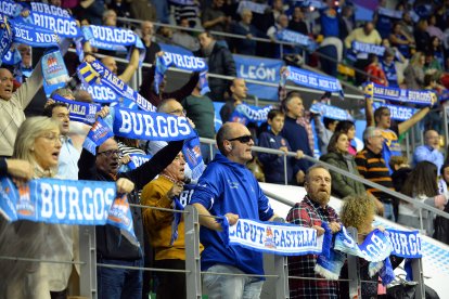 Imagen del partido entre el Longevida San Pablo Burgos y el Ourense.