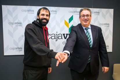 Álvar García y Germán Martínez presentan el Campus de Navidad del CB Babieca.