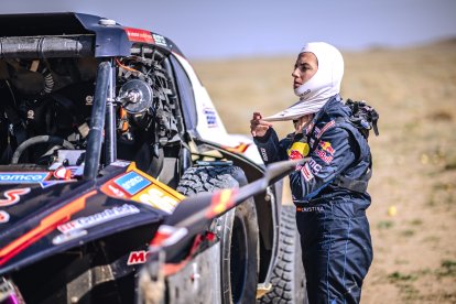 Cristina Gutierrez en el Dakar 2024