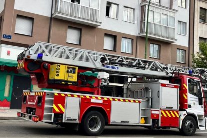 Vehículo de Bomberos en una intervención.