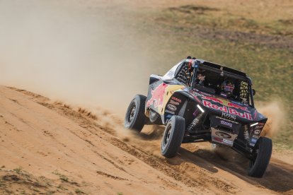 Cristina Gutierrez Herrero en la octava etapa delf Rally Dakar 2024.