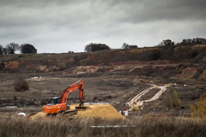 Obras en el parque tecnológico, en unas imágenes tomadas a finales de noviembre de 2023.