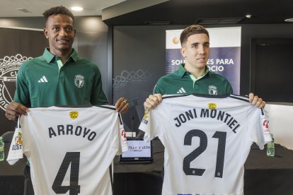 Anderson Arroyo y Joni Montiel, nuevos jugadores del Burgos CF.