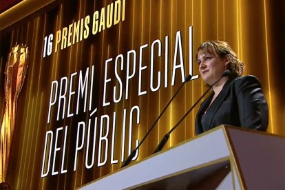 Patricia Font recogió el premio especial del público en los Gaudí.