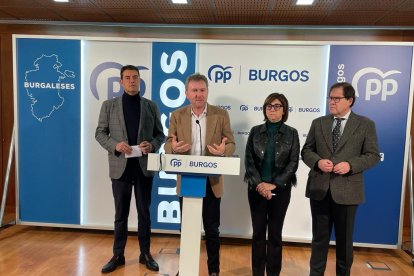 El PP de Burgos defiende sus políticas antiokupación.