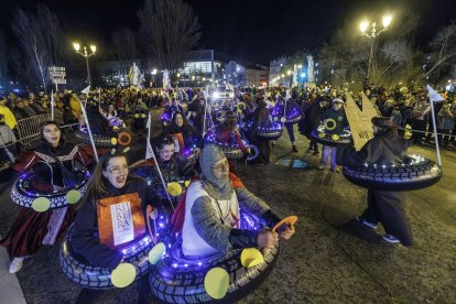 Instante del desfile de Carnaval.