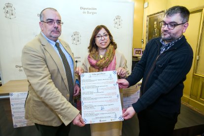 Ignacio Fernández de Mata, Raquel Contreras y Óscar Melgosa.