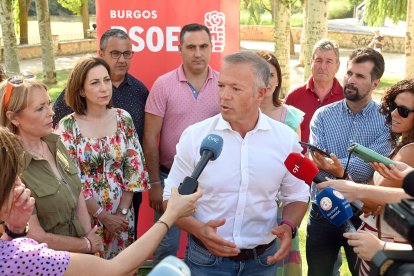 El senador del PSOE por Burgos, Ander Gil, en una imagen de archivo.