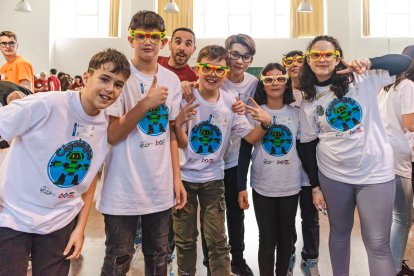 Un momento de la última edición de la First Lego League, en la Escuela Politécnica Superior de La Milanera.